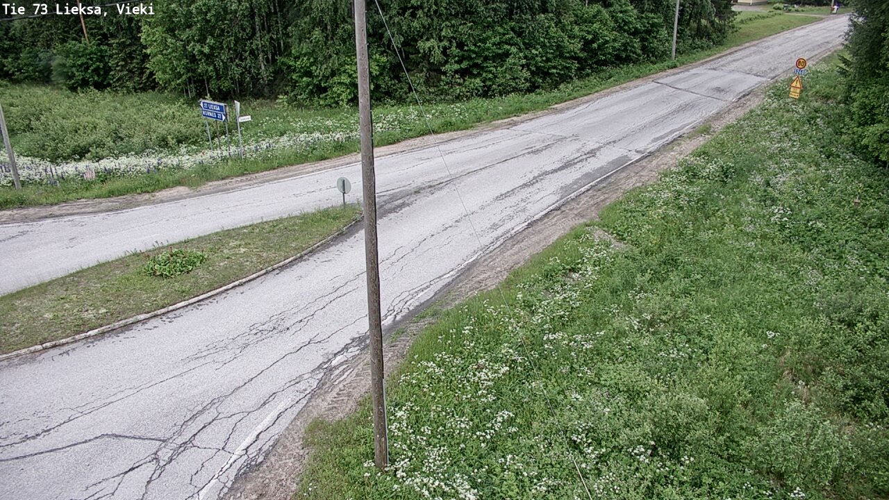 Kelikamerat Kuva Tie 73 Lieksa; Vieki, Lieksa, Pohjois-Karjala