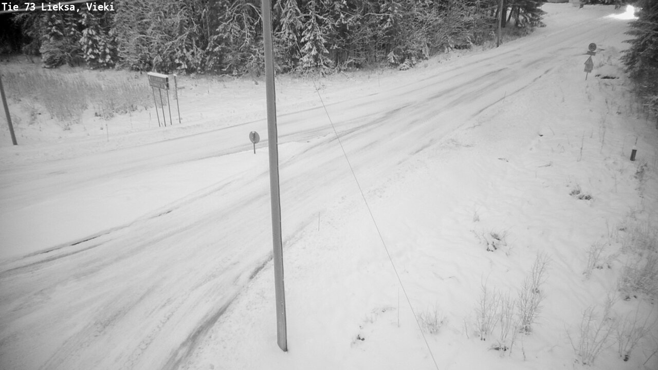 Kelikamerat Kuva Tie 73 Lieksa; Vieki, Lieksa, Pohjois-Karjala