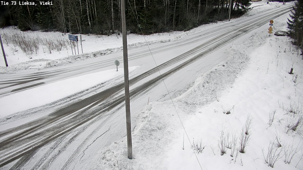 Kelikamerat Kuva Tie 73 Lieksa; Vieki, Lieksa, Pohjois-Karjala