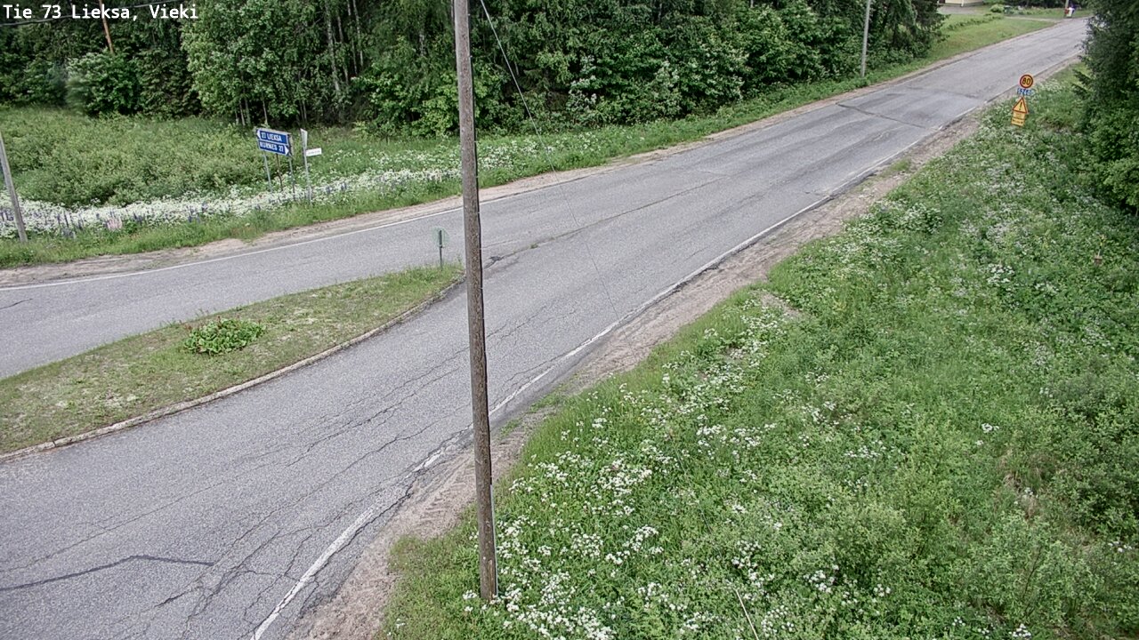 Kelikamerat Kuva Tie 73 Lieksa; Vieki, Lieksa, Pohjois-Karjala