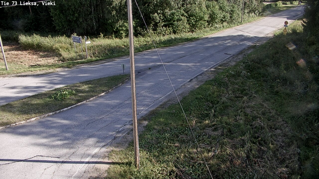 Kelikamerat Kuva Tie 73 Lieksa; Vieki, Lieksa, Pohjois-Karjala