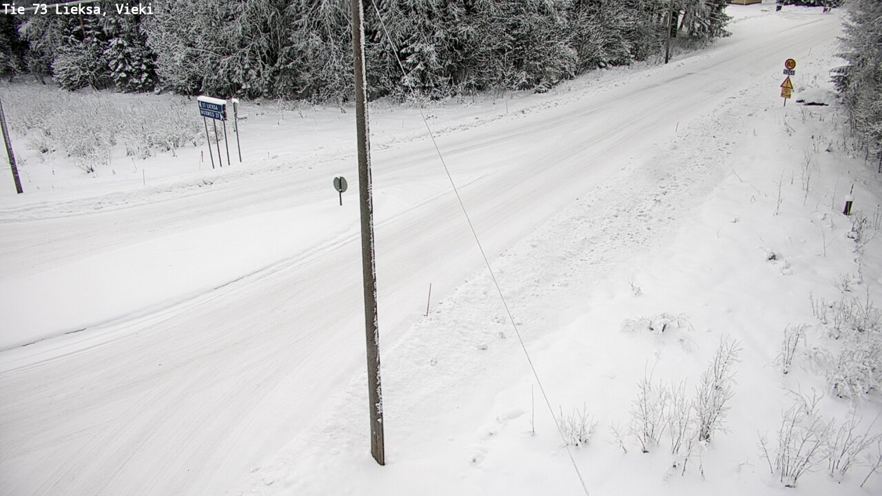 Weather Camera Image Väg 73 Lieksa, Vieki, Lieksa, Pohjois-Karjala