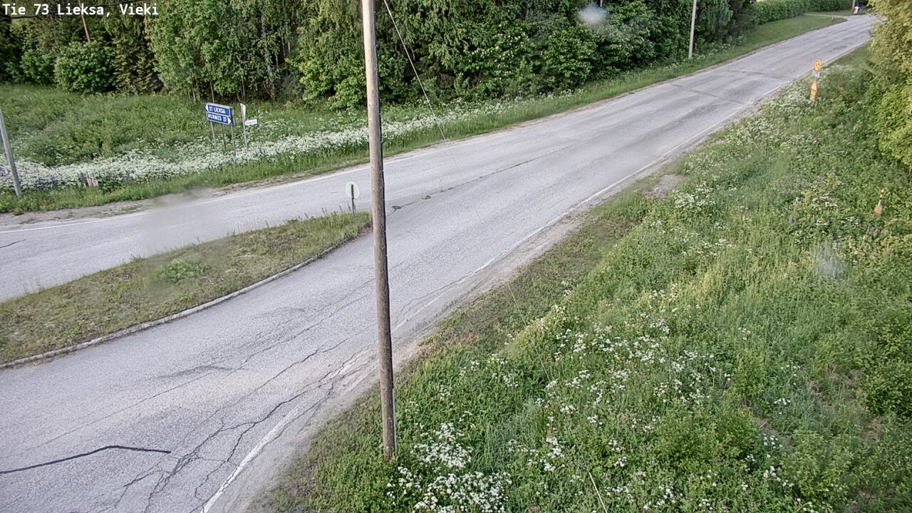Weather Camera Image Road 73 Lieksa, Vieki, Lieksa, Pohjois-Karjala