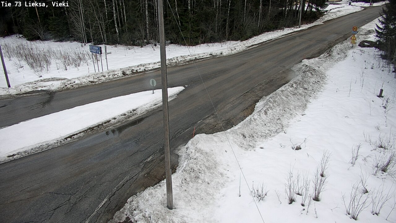 Weather Camera Image Road 73 Lieksa, Vieki, Lieksa, Pohjois-Karjala