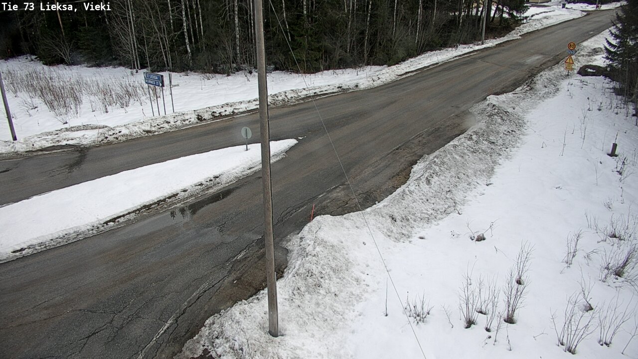 Weather Camera Image Road 73 Lieksa, Vieki, Lieksa, Pohjois-Karjala