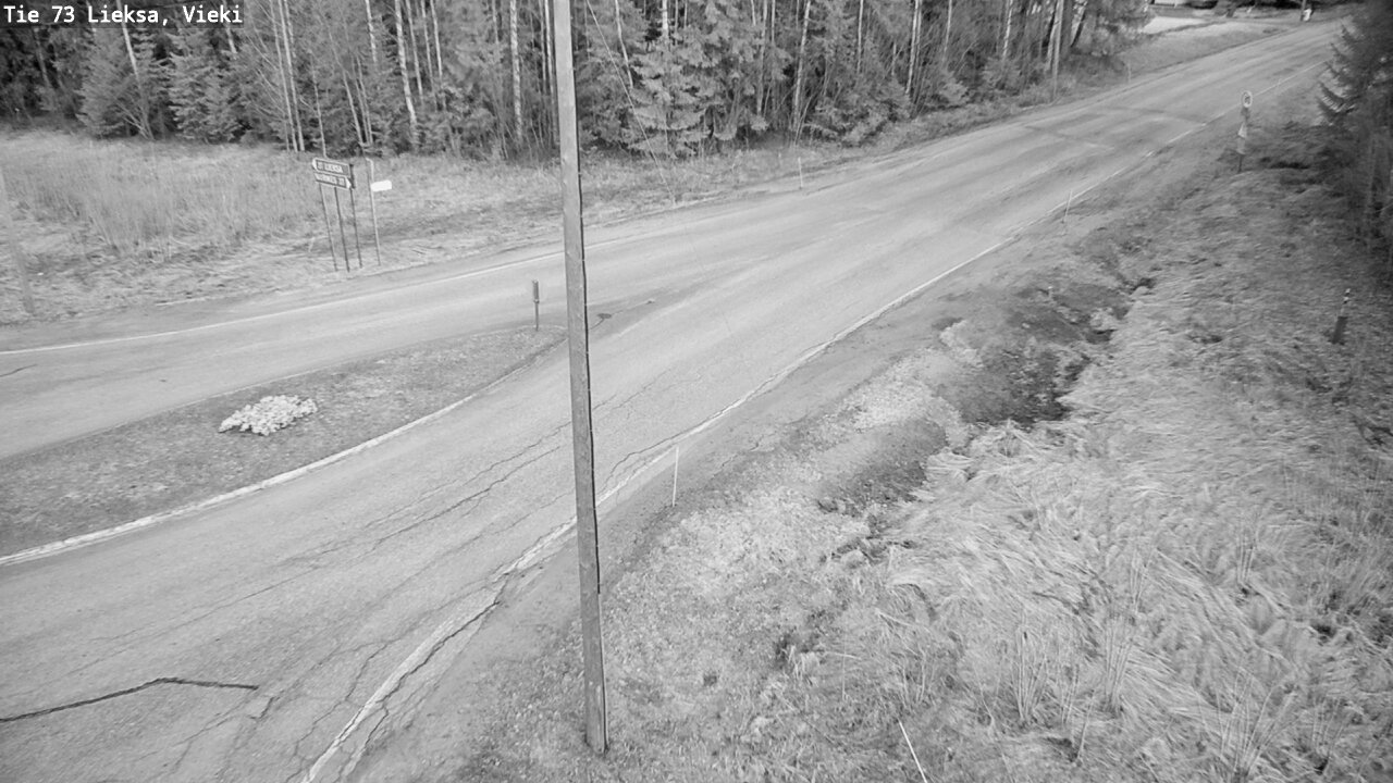 Weather Camera Image Väg 73 Lieksa, Vieki, Lieksa, Pohjois-Karjala