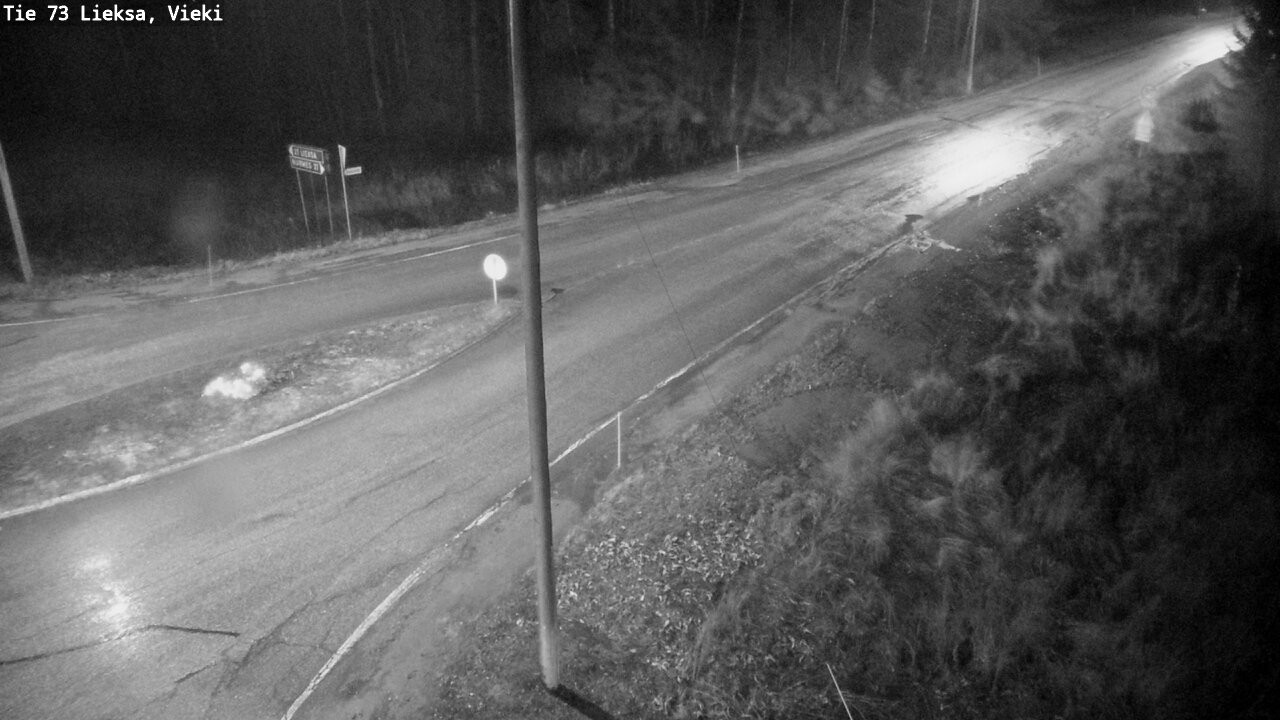 Kelikamerat Kuva Tie 73 Lieksa; Vieki, Lieksa, Pohjois-Karjala
