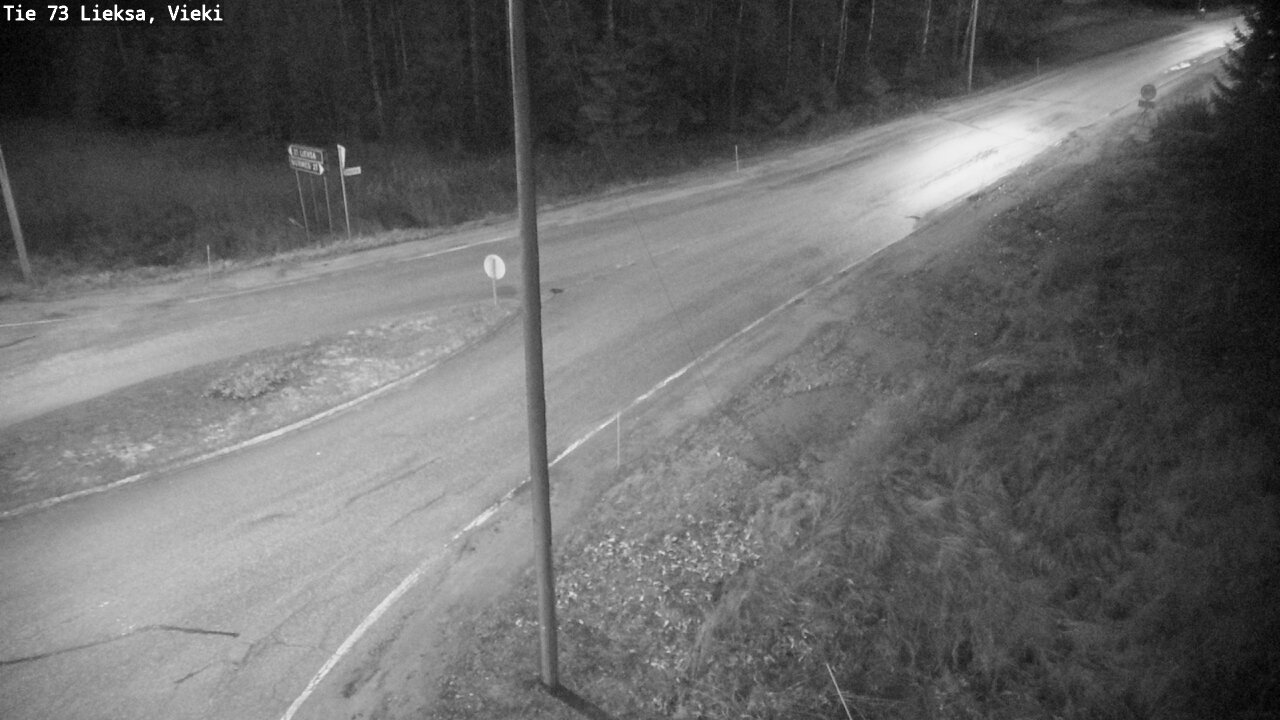 Kelikamerat Kuva Tie 73 Lieksa; Vieki, Lieksa, Pohjois-Karjala