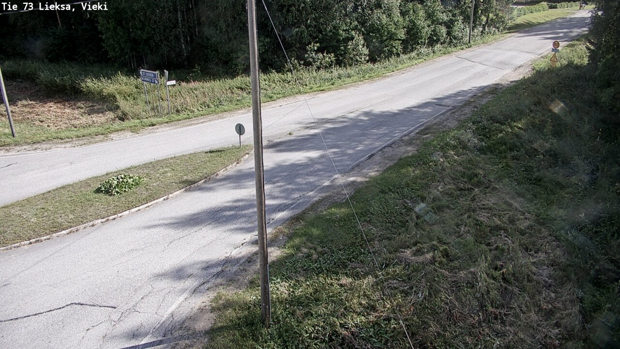 Kelikamerat Kuva Tie 73 Lieksa; Vieki, Lieksa, Pohjois-Karjala