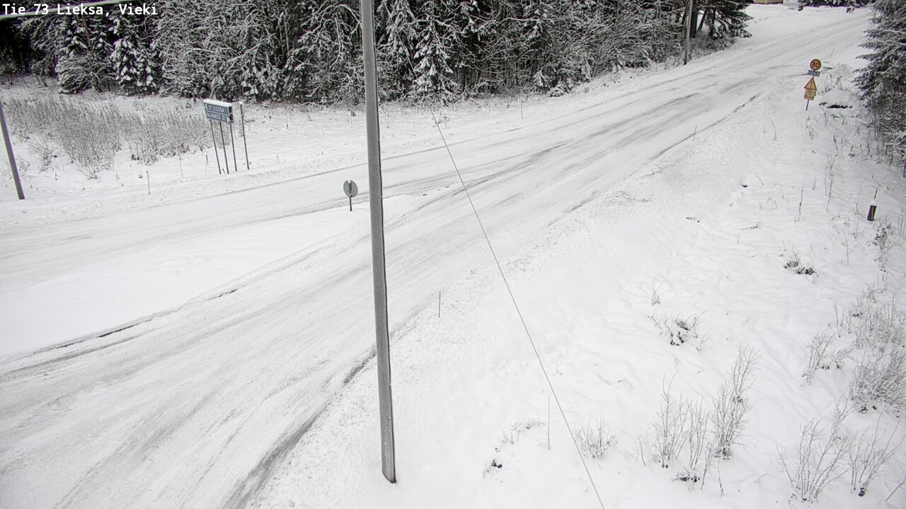 Kelikamerat Kuva Tie 73 Lieksa; Vieki, Lieksa, Pohjois-Karjala