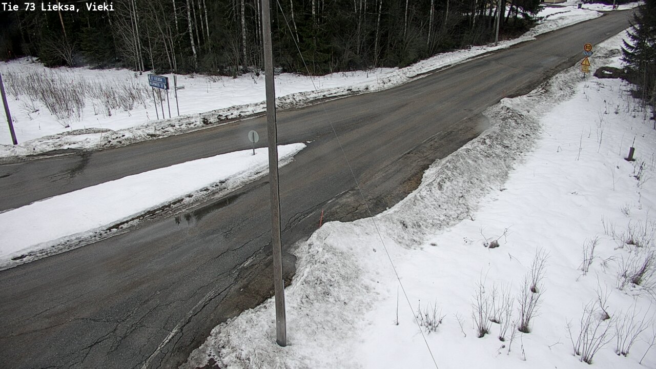 Weather Camera Image Road 73 Lieksa, Vieki, Lieksa, Pohjois-Karjala