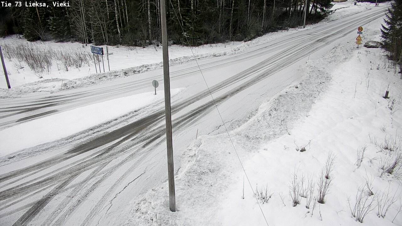 Kelikamerat Kuva Tie 73 Lieksa; Vieki, Lieksa, Pohjois-Karjala