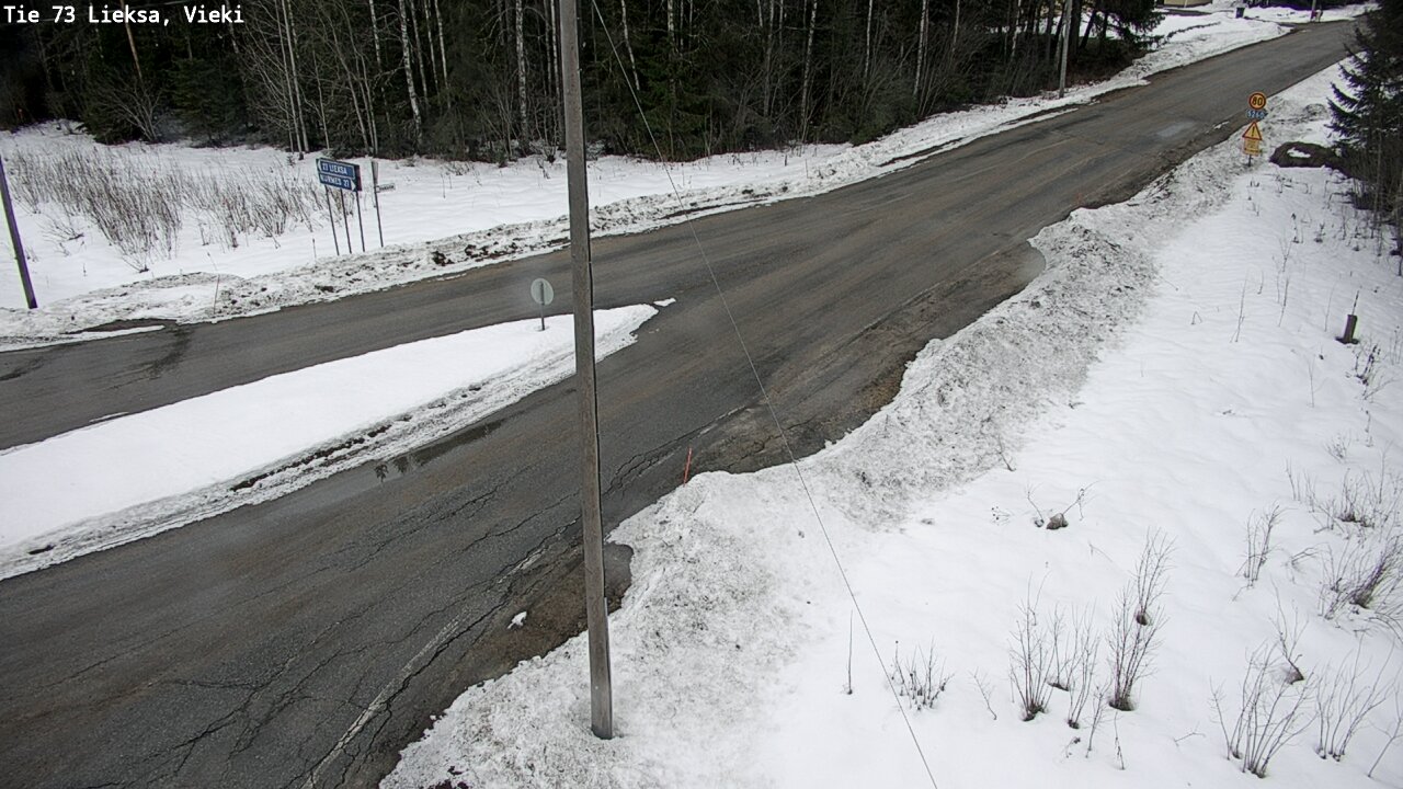 Kelikamerat Kuva Tie 73 Lieksa; Vieki, Lieksa, Pohjois-Karjala