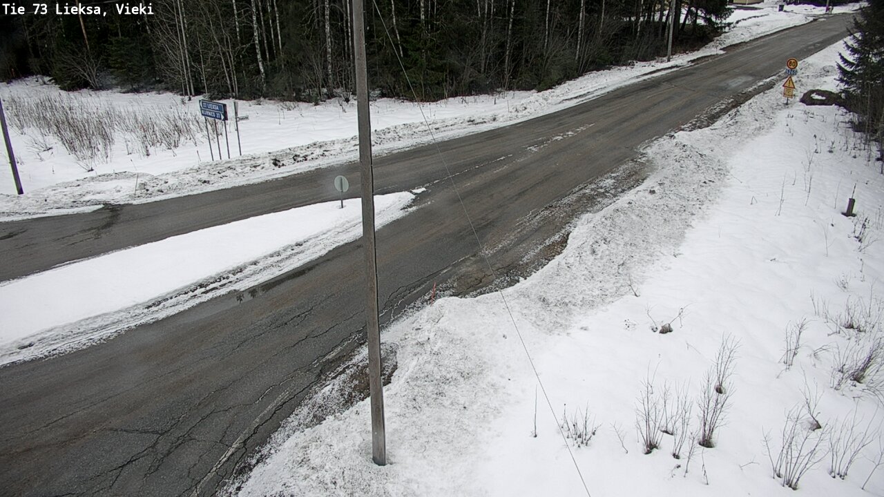 Kelikamerat Kuva Tie 73 Lieksa; Vieki, Lieksa, Pohjois-Karjala