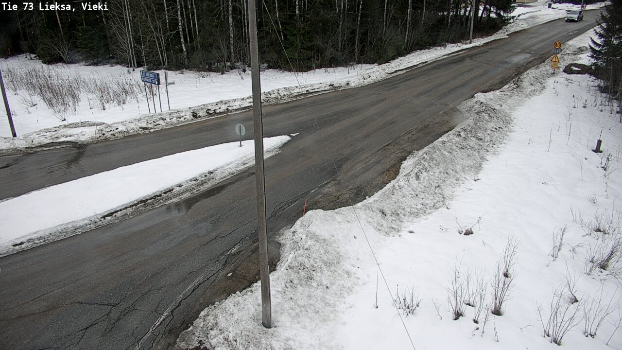 Kelikamerat Kuva Tie 73 Lieksa; Vieki, Lieksa, Pohjois-Karjala