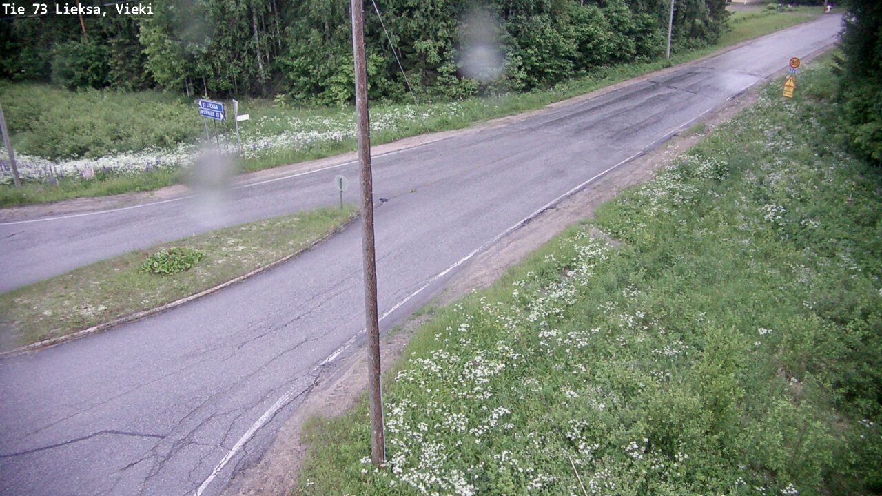 Kelikamerat Kuva Tie 73 Lieksa; Vieki, Lieksa, Pohjois-Karjala