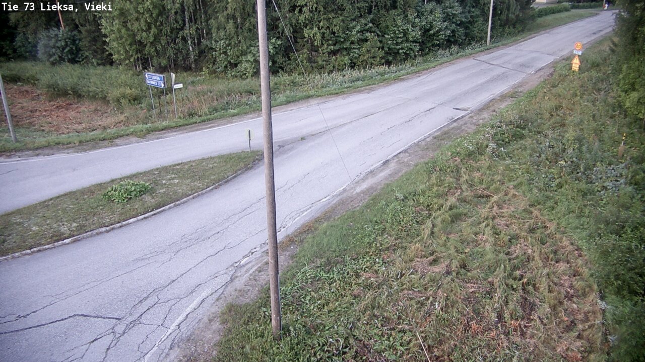 Kelikamerat Kuva Tie 73 Lieksa; Vieki, Lieksa, Pohjois-Karjala