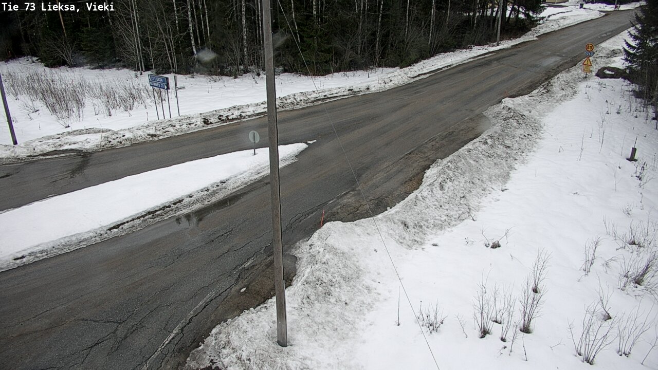 Weather Camera Image Väg 73 Lieksa, Vieki, Lieksa, Pohjois-Karjala