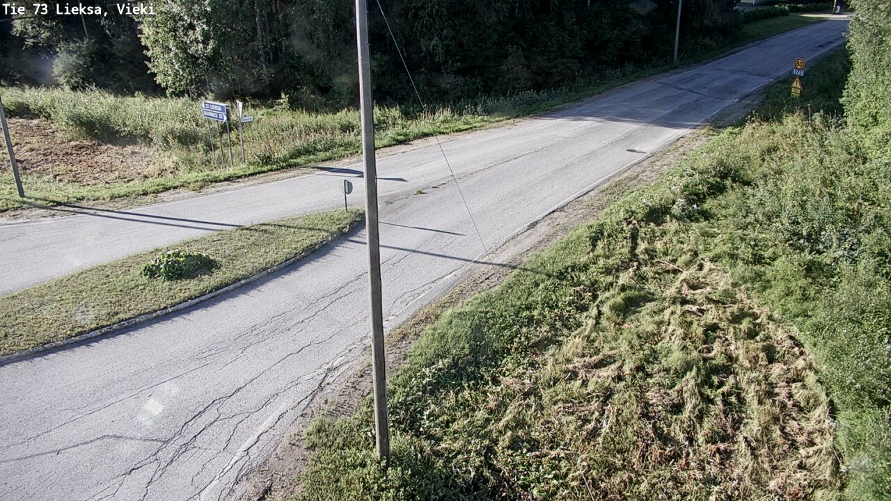 Kelikamerat Kuva Tie 73 Lieksa; Vieki, Lieksa, Pohjois-Karjala