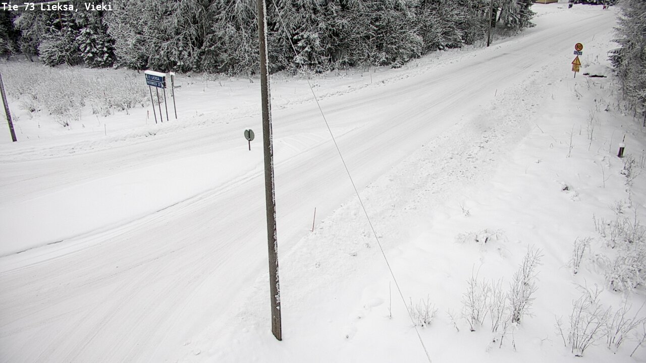 Weather Camera Image Road 73 Lieksa, Vieki, Lieksa, Pohjois-Karjala