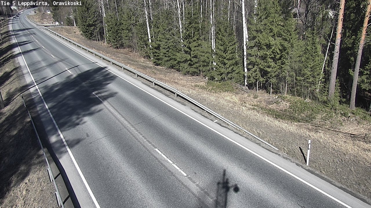 Kelikamerat Kuva Tie 5 Leppävirta, Oravikoski, Leppävirta, Pohjois-Savo