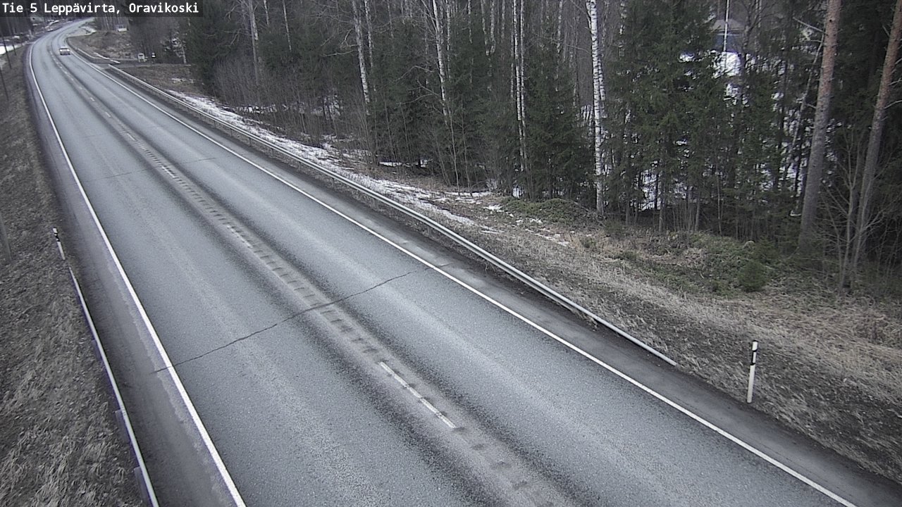 Kelikamerat Kuva Tie 5 Leppävirta, Oravikoski, Leppävirta, Pohjois-Savo