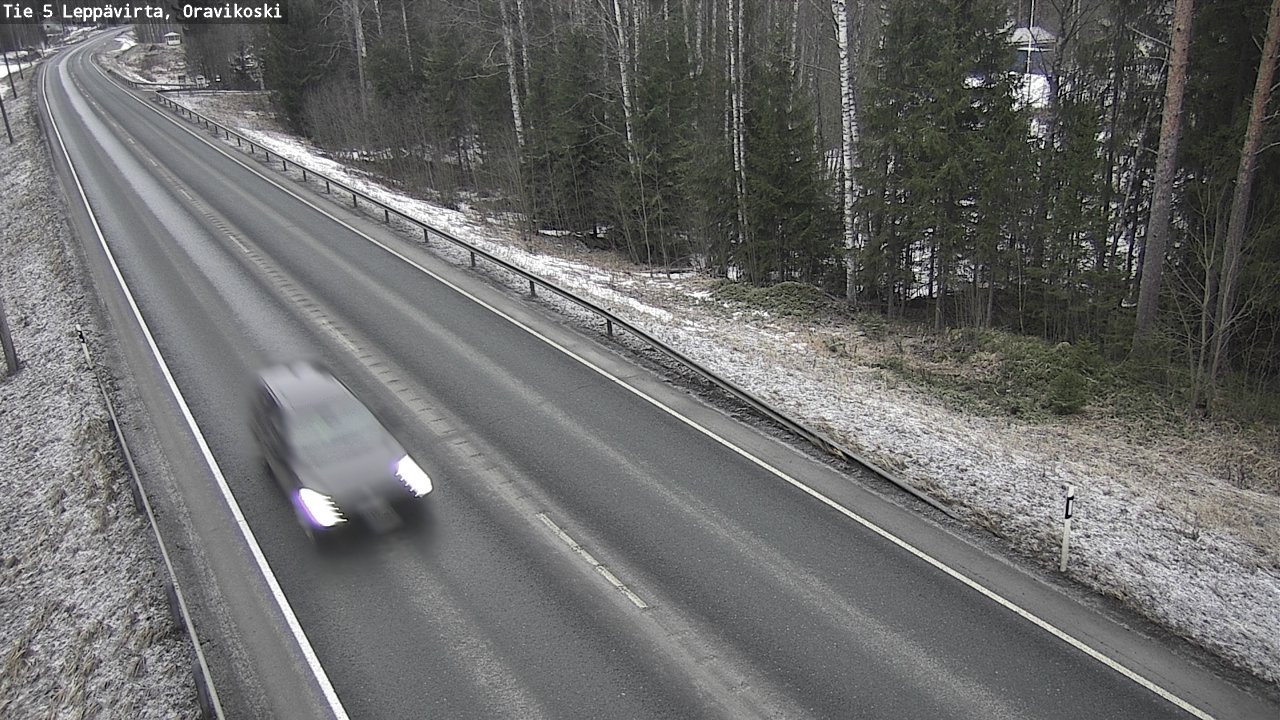 Kelikamerat Kuva Tie 5 Leppävirta, Oravikoski, Leppävirta, Pohjois-Savo