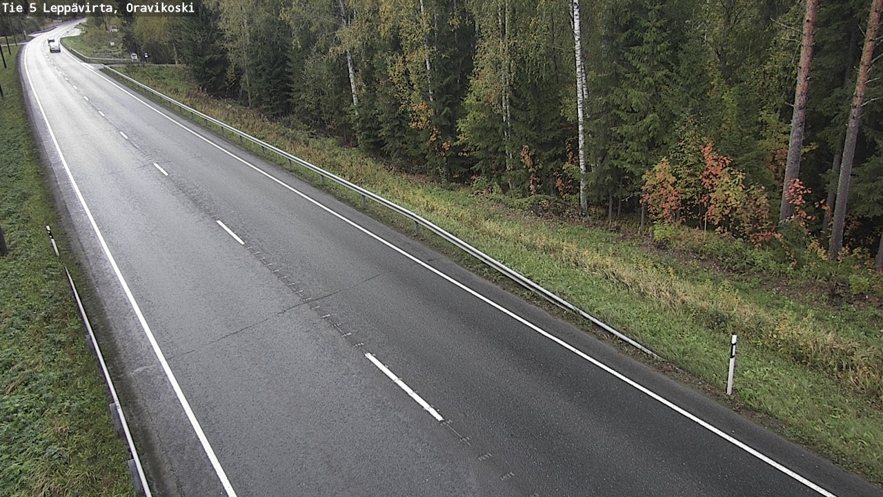 Kelikamerat Kuva Tie 5 Leppävirta, Oravikoski, Leppävirta, Pohjois-Savo