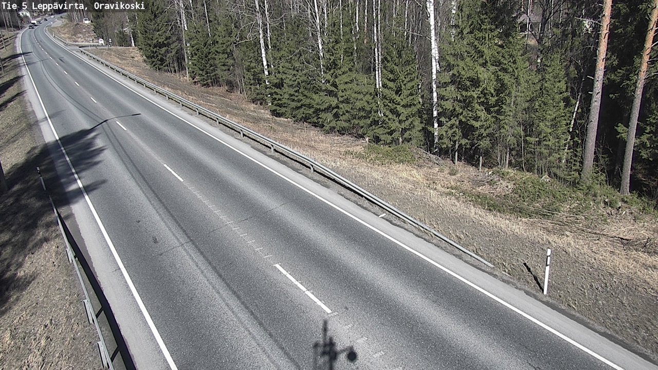 Kelikamerat Kuva Tie 5 Leppävirta, Oravikoski, Leppävirta, Pohjois-Savo