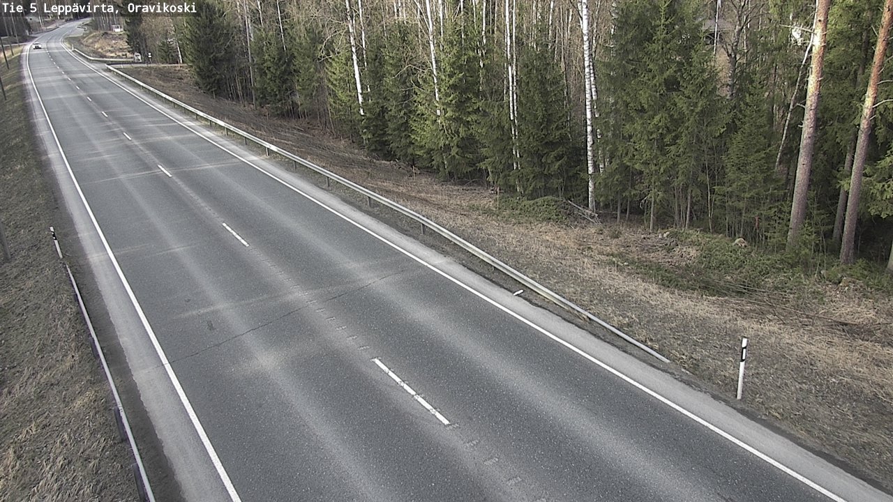 Kelikamerat Kuva Tie 5 Leppävirta, Oravikoski, Leppävirta, Pohjois-Savo