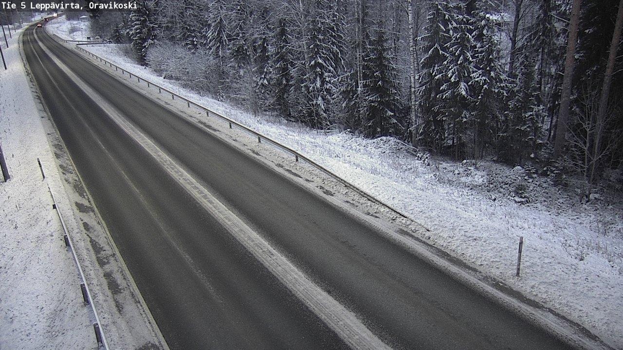 Kelikamerat Kuva Tie 5 Leppävirta, Oravikoski, Leppävirta, Pohjois-Savo