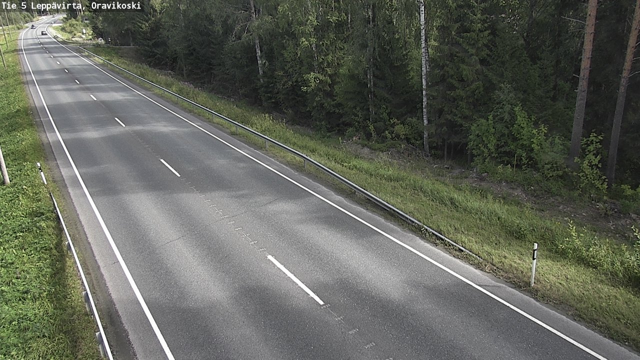 Kelikamerat Kuva Tie 5 Leppävirta, Oravikoski, Leppävirta, Pohjois-Savo