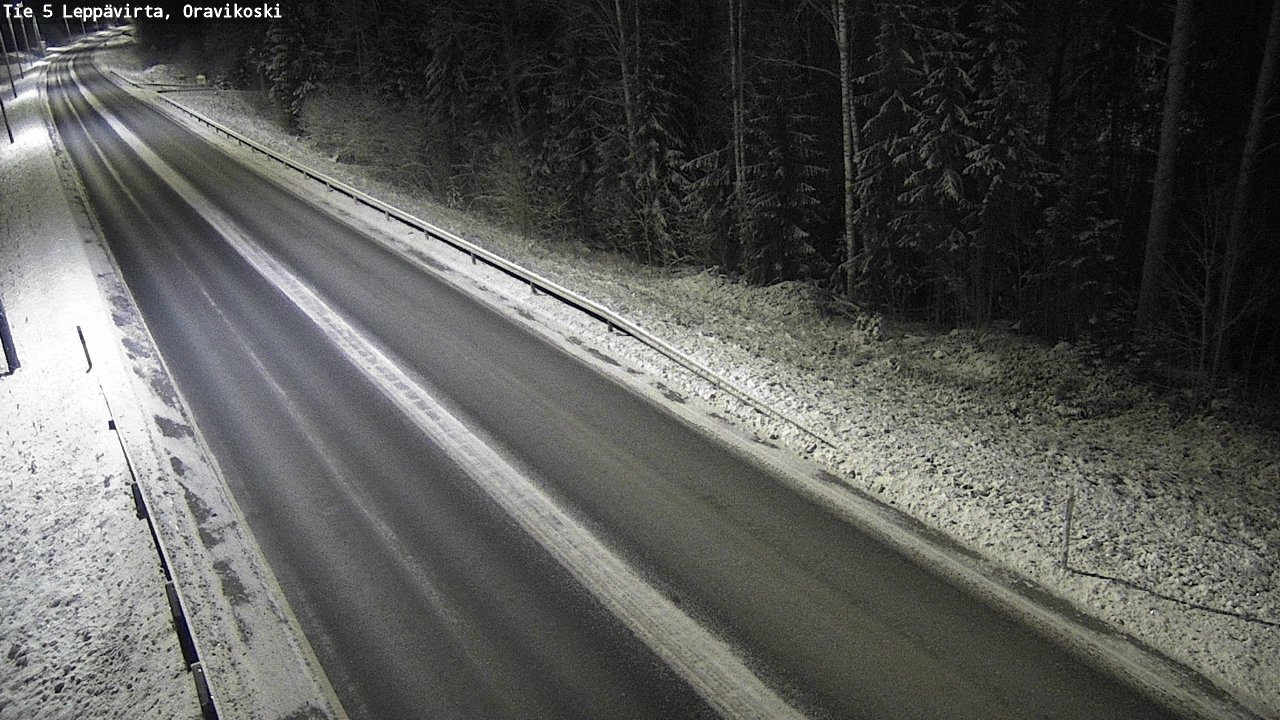 Kelikamerat Kuva Tie 5 Leppävirta, Oravikoski, Leppävirta, Pohjois-Savo