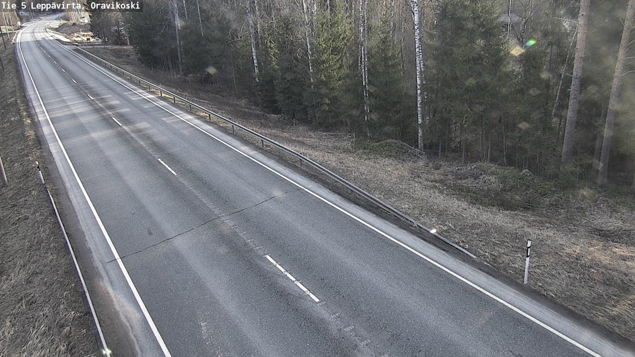 Kelikamerat Kuva Tie 5 Leppävirta, Oravikoski, Leppävirta, Pohjois-Savo