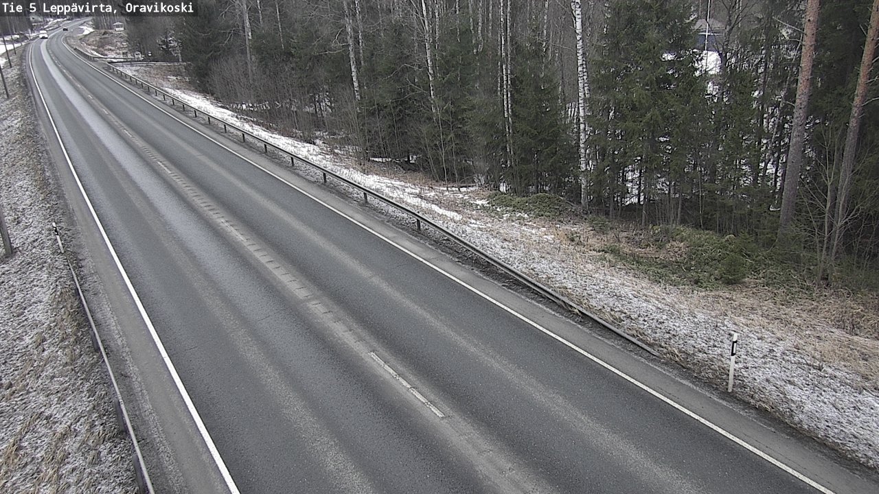 Kelikamerat Kuva Tie 5 Leppävirta, Oravikoski, Leppävirta, Pohjois-Savo