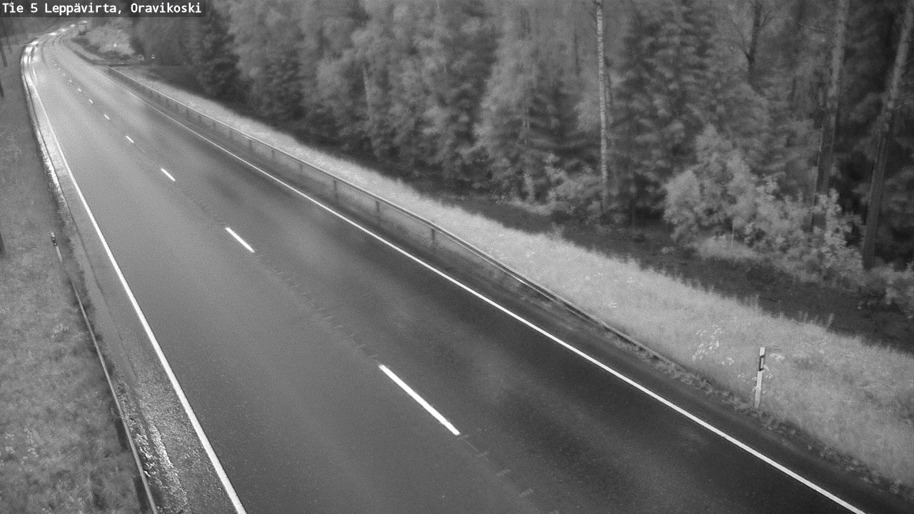 Weather Camera Image Road 5 Leppävirta, Oravikoski, Leppävirta, Pohjois-Savo