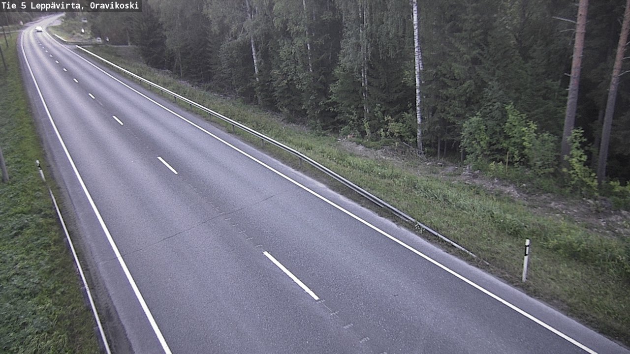 Kelikamerat Kuva Tie 5 Leppävirta, Oravikoski, Leppävirta, Pohjois-Savo