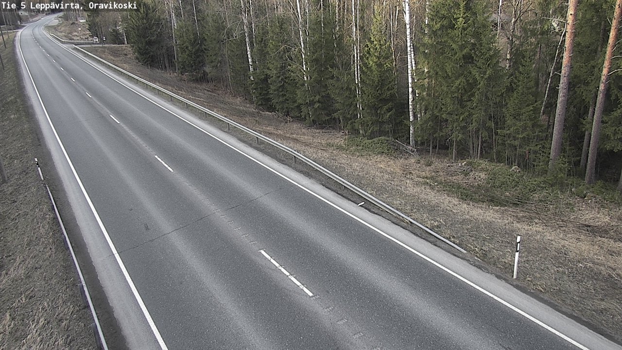 Kelikamerat Kuva Tie 5 Leppävirta, Oravikoski, Leppävirta, Pohjois-Savo