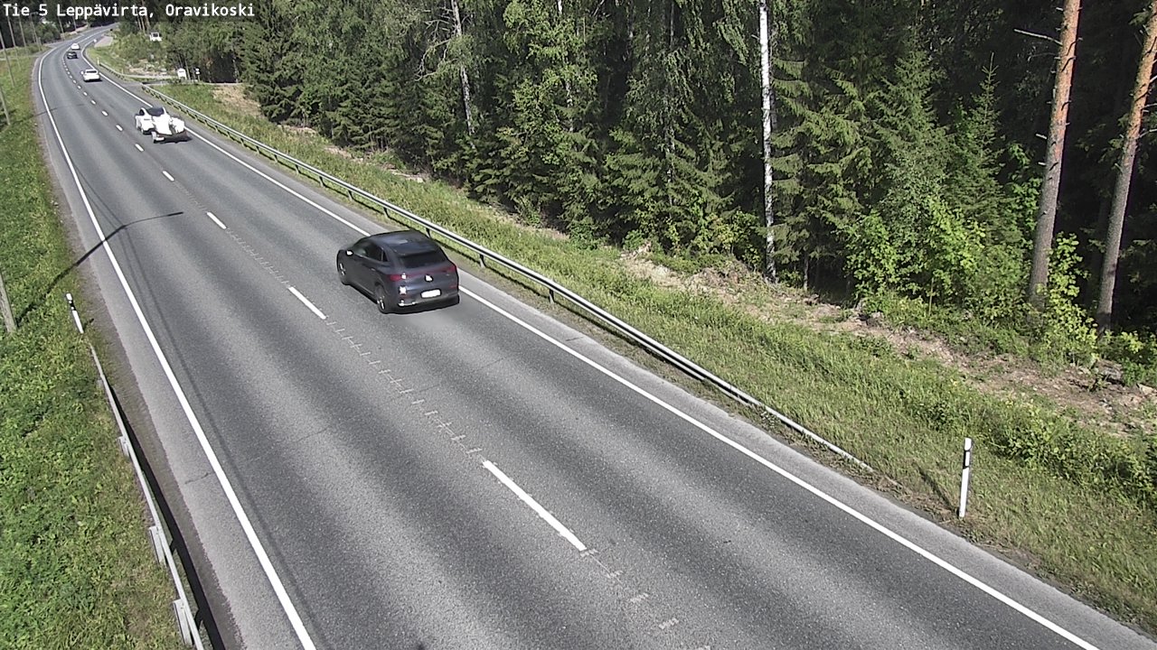 Kelikamerat Kuva Tie 5 Leppävirta, Oravikoski, Leppävirta, Pohjois-Savo