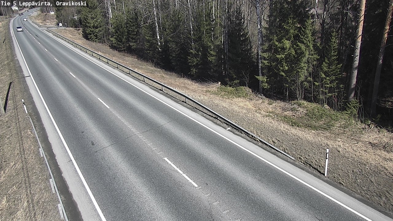 Kelikamerat Kuva Tie 5 Leppävirta, Oravikoski, Leppävirta, Pohjois-Savo