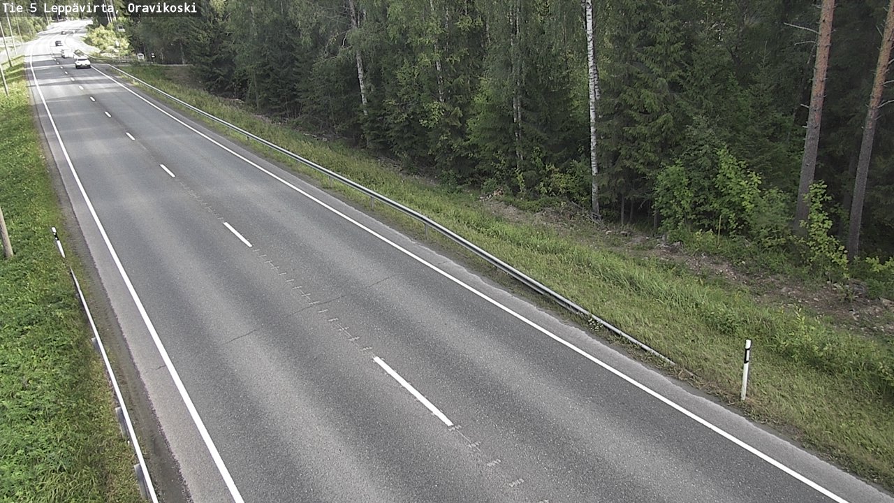 Kelikamerat Kuva Tie 5 Leppävirta, Oravikoski, Leppävirta, Pohjois-Savo