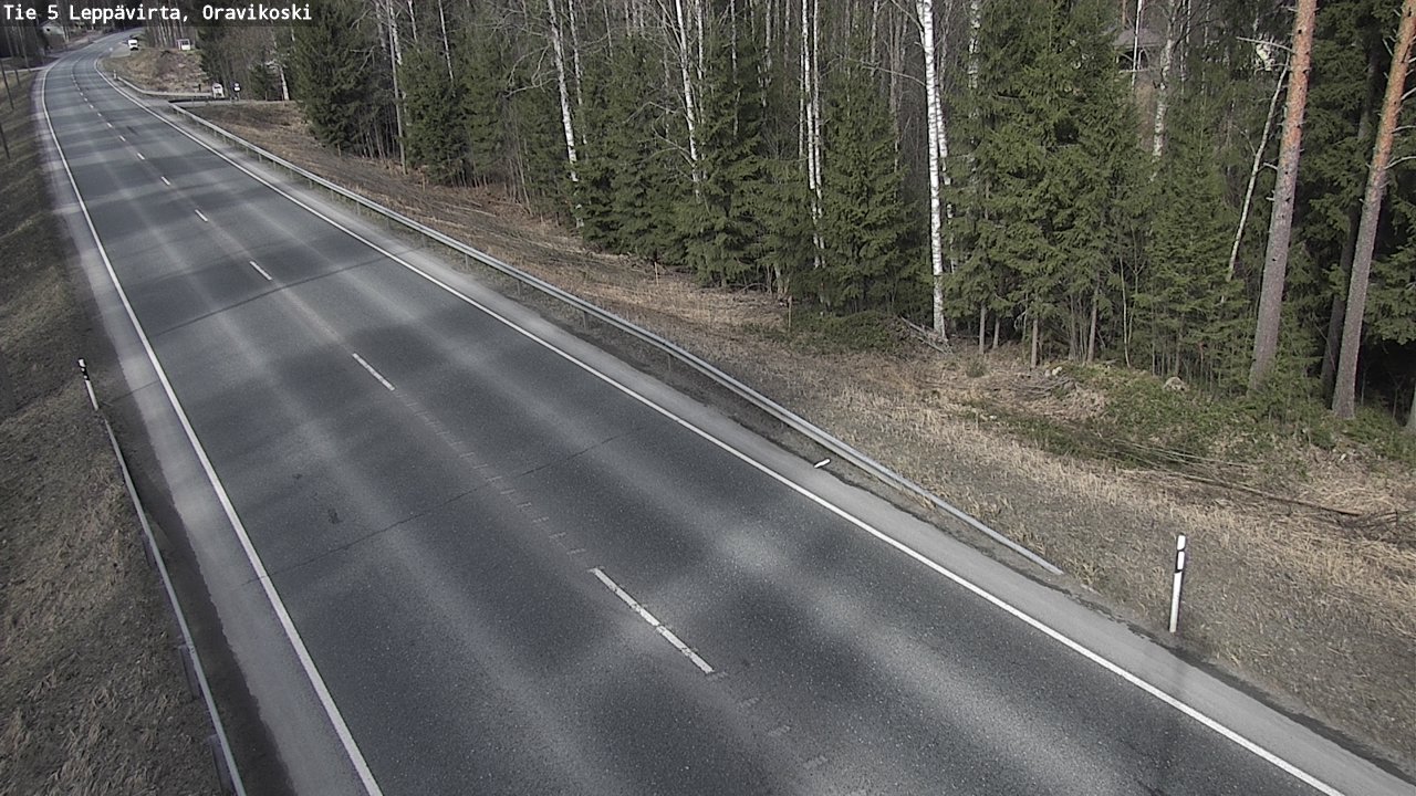 Kelikamerat Kuva Tie 5 Leppävirta, Oravikoski, Leppävirta, Pohjois-Savo