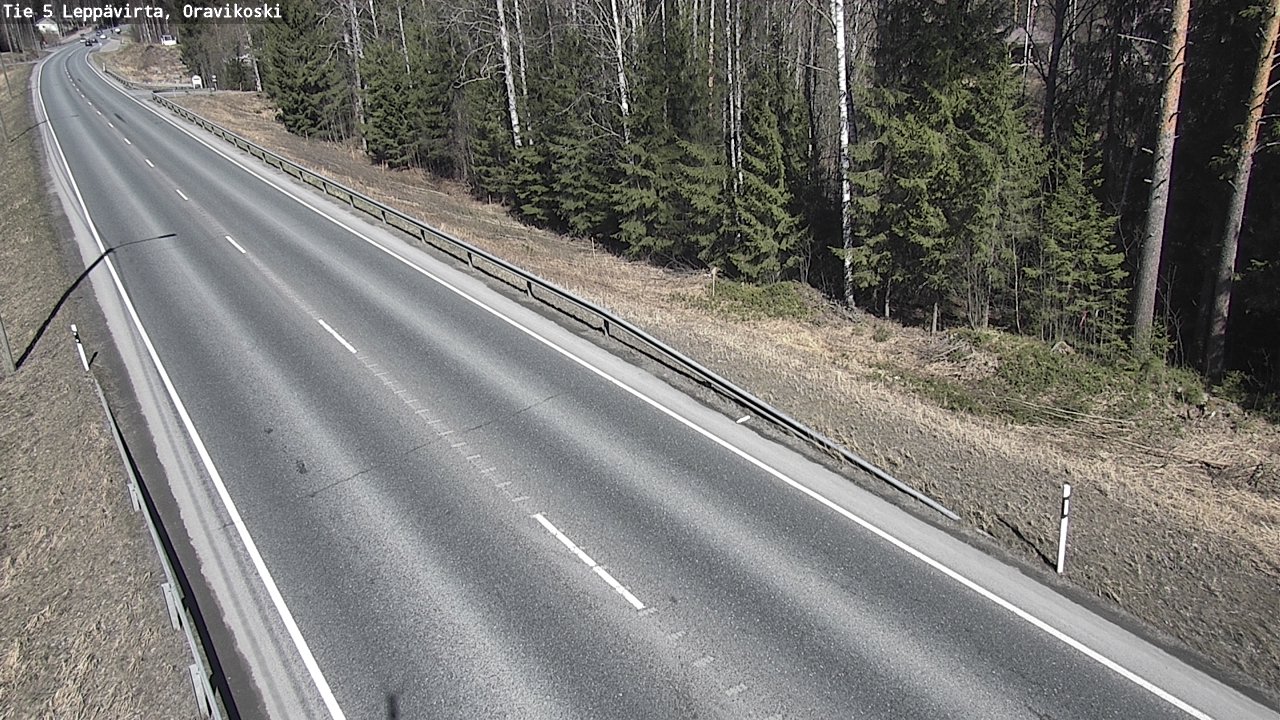 Kelikamerat Kuva Tie 5 Leppävirta, Oravikoski, Leppävirta, Pohjois-Savo