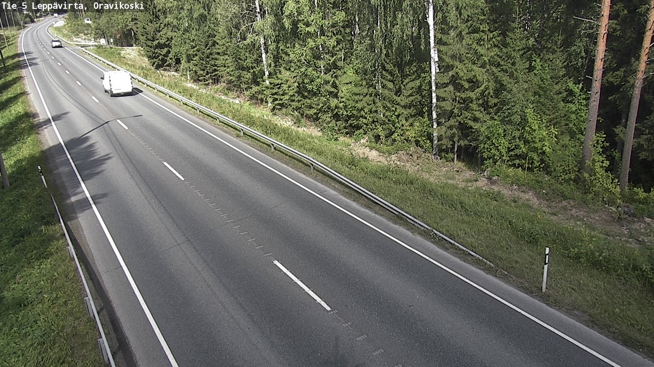 Kelikamerat Kuva Tie 5 Leppävirta, Oravikoski, Leppävirta, Pohjois-Savo