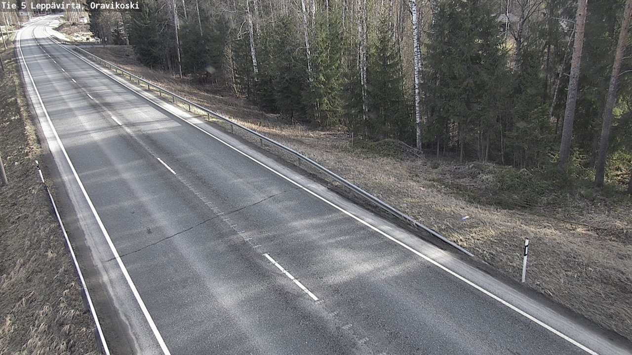 Kelikamerat Kuva Tie 5 Leppävirta, Oravikoski, Leppävirta, Pohjois-Savo