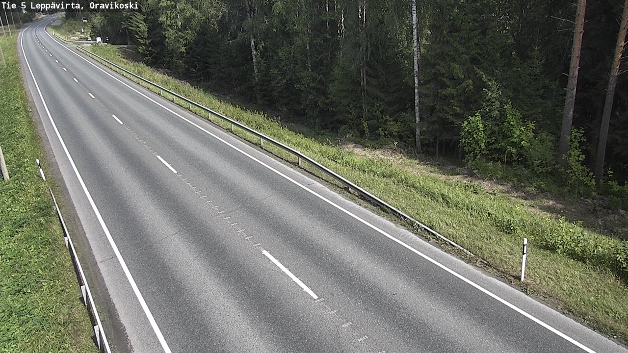 Kelikamerat Kuva Tie 5 Leppävirta, Oravikoski, Leppävirta, Pohjois-Savo