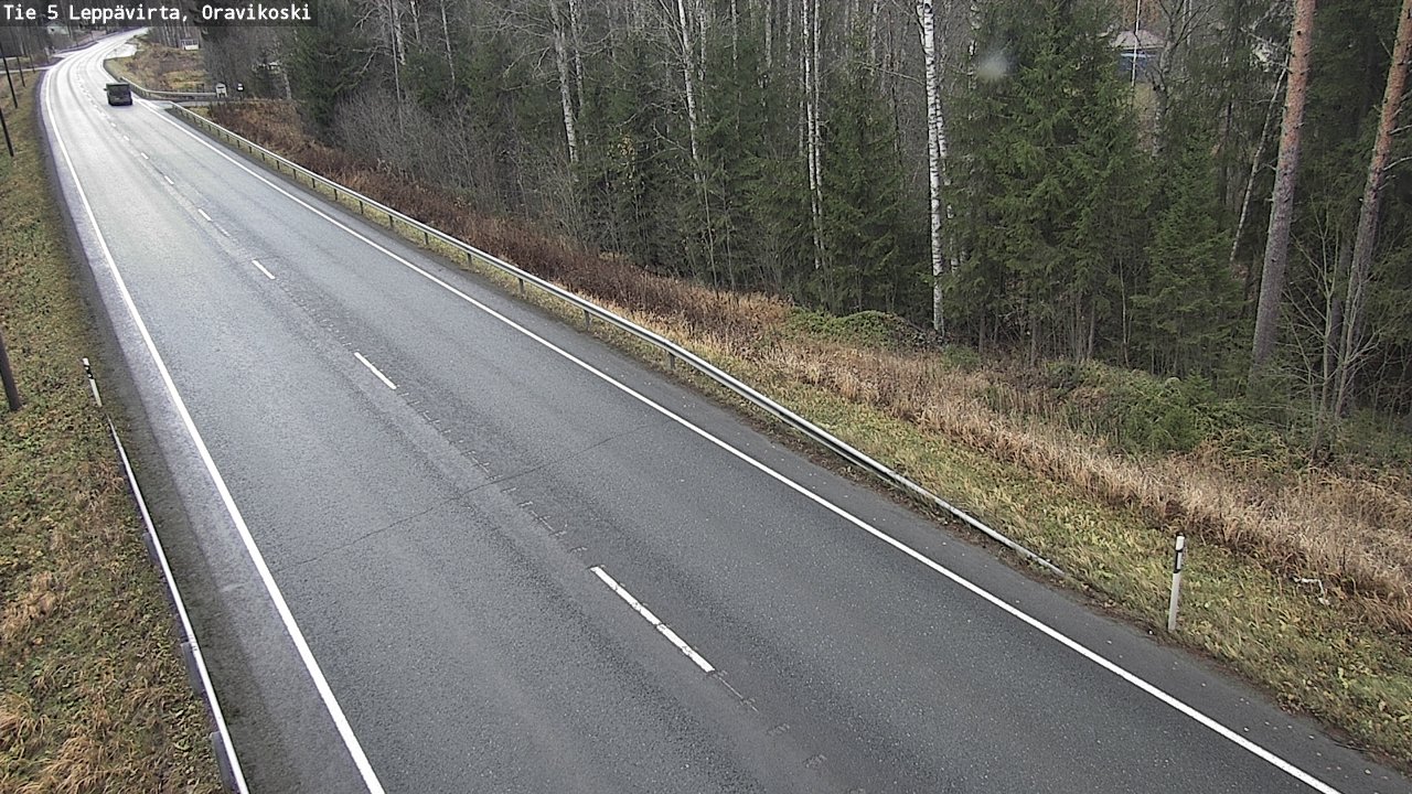 Weather Camera Image Väg 5 Leppävirta, Oravikoski, Leppävirta, Pohjois-Savo