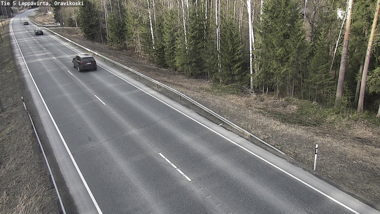 Kelikamerat Kuva Tie 5 Leppävirta, Oravikoski, Leppävirta, Pohjois-Savo