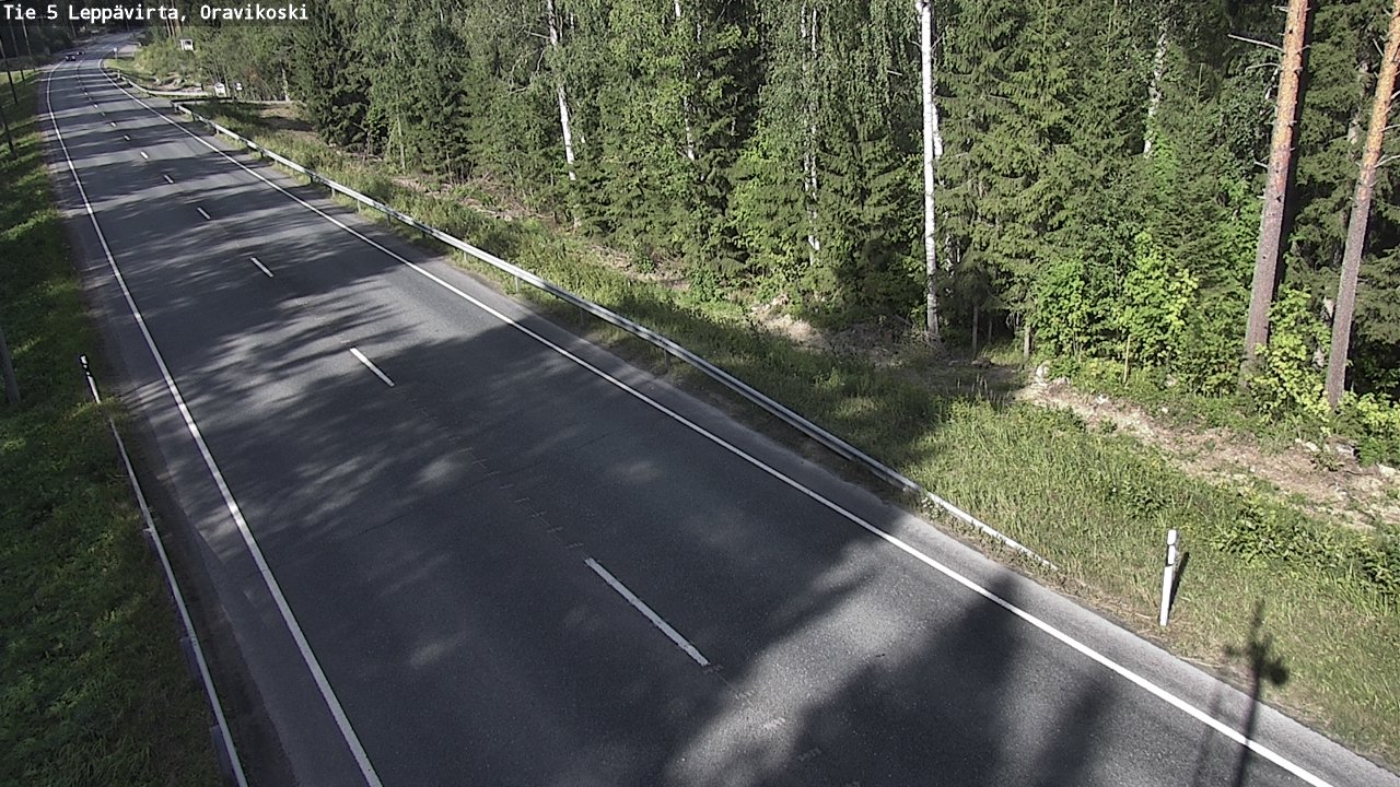 Kelikamerat Kuva Tie 5 Leppävirta, Oravikoski, Leppävirta, Pohjois-Savo