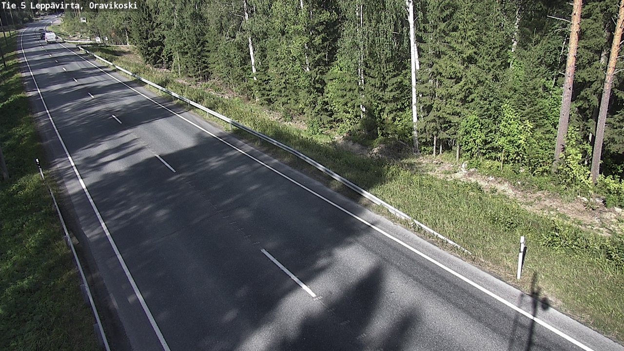 Kelikamerat Kuva Tie 5 Leppävirta, Oravikoski, Leppävirta, Pohjois-Savo